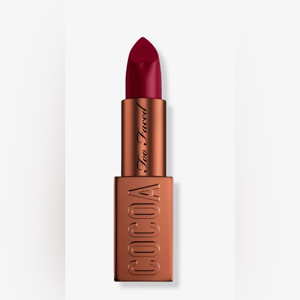 Too Faced Cocoa Bold Cream Lipstick Triple Fudge 0.11 Ounce / 3.3g
